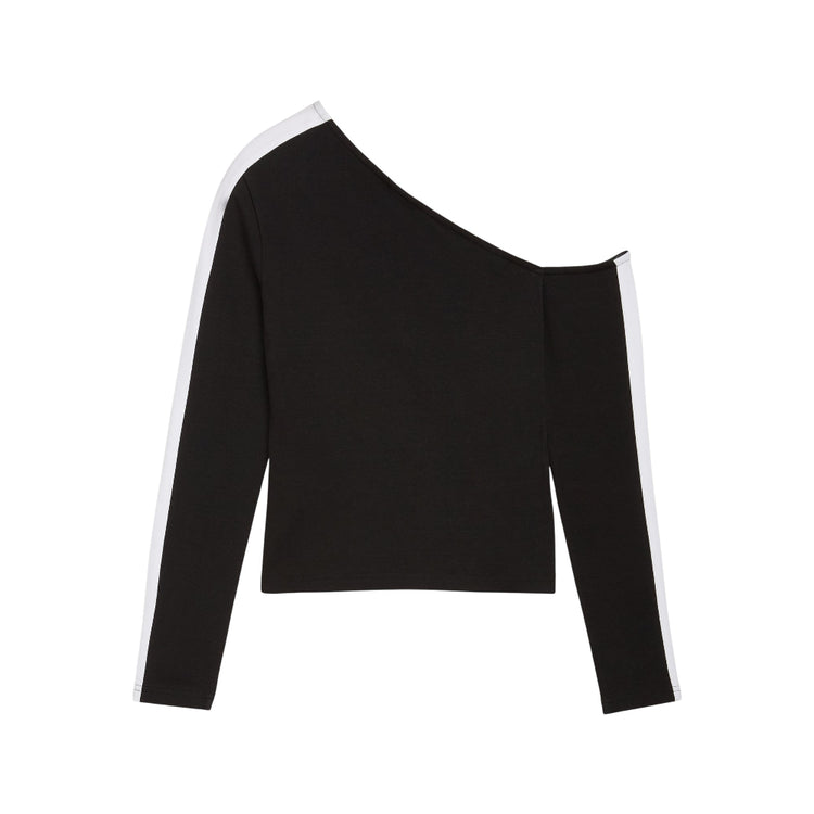 PUMA T7 Asymmetric Longsleeve T-Shirt Black 634623-01