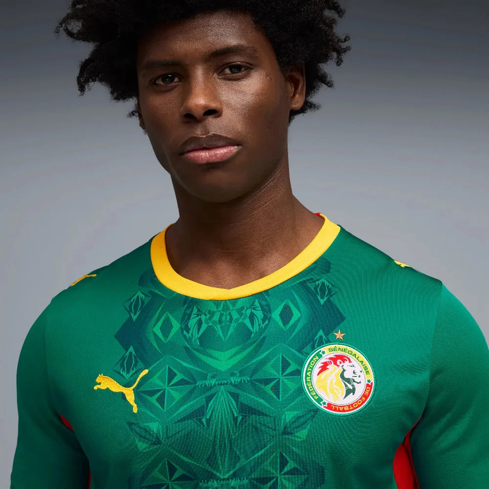 PUMA Senegal 2026 Away Jersey Wild Green / Red 783171-02