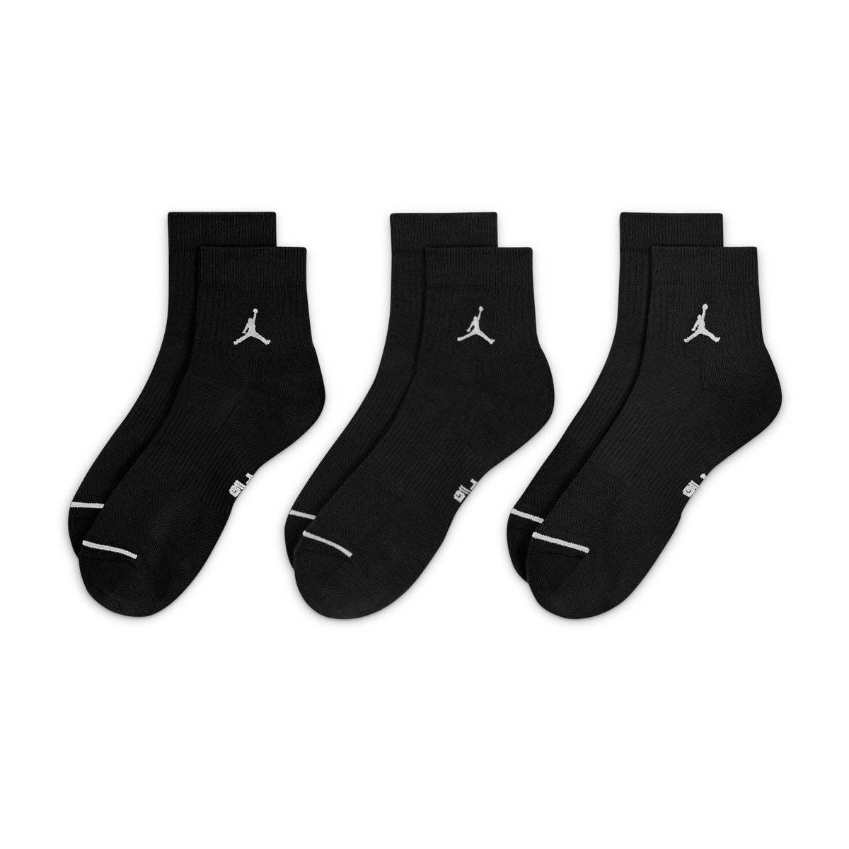 Air Jordan Socquettes Everyday (3 paires) Noires