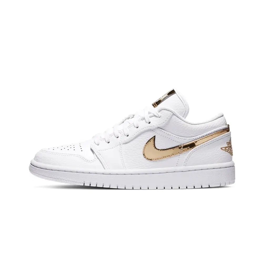 JORDAN Air Jordan 1 Low White Metallic Gold CZ4776-100
