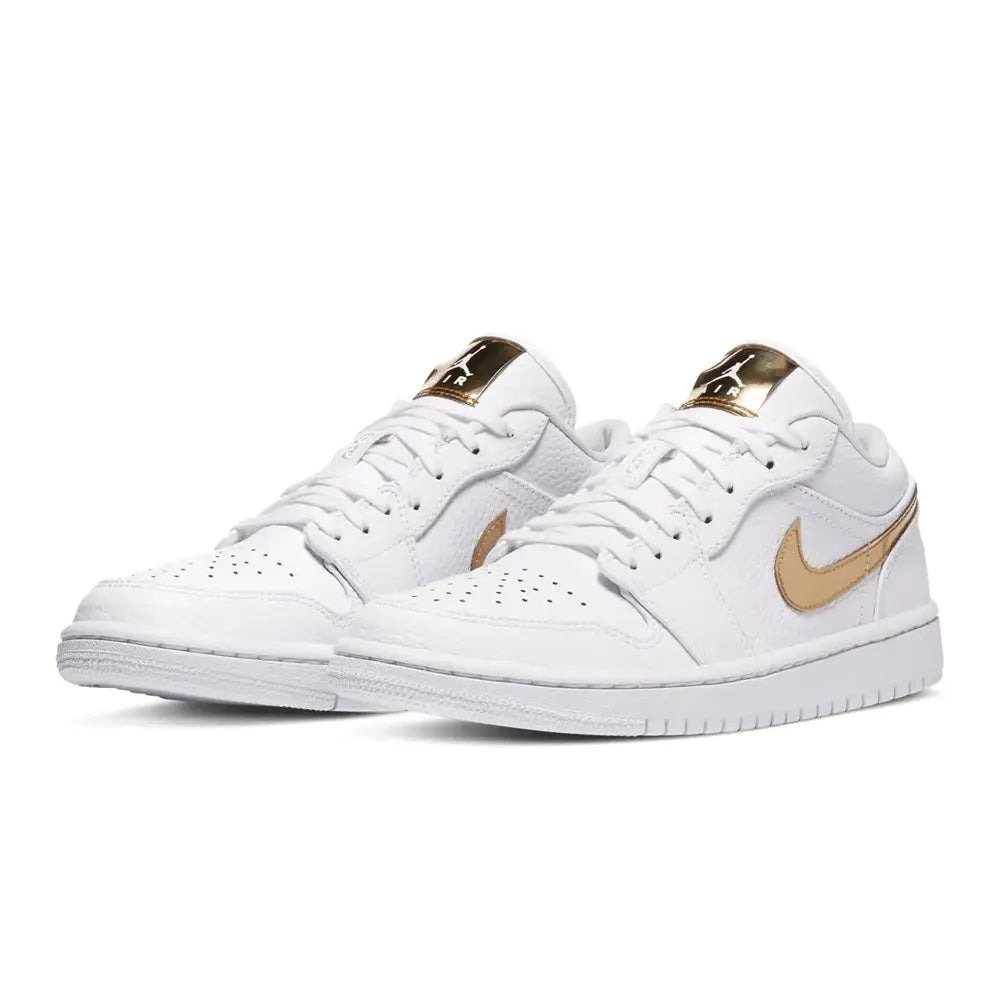 JORDAN Air Jordan 1 Low White Metallic Gold CZ4776-100