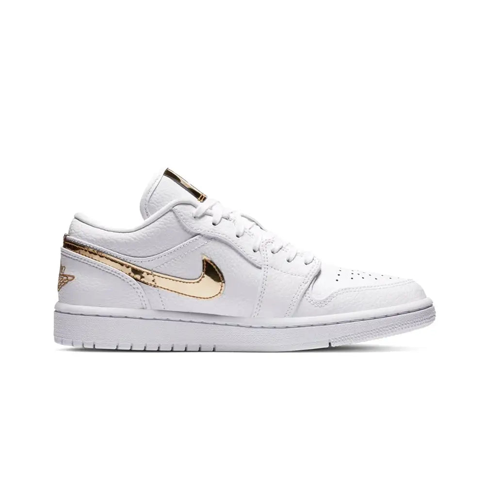 JORDAN Air Jordan 1 Low White Metallic Gold CZ4776-100
