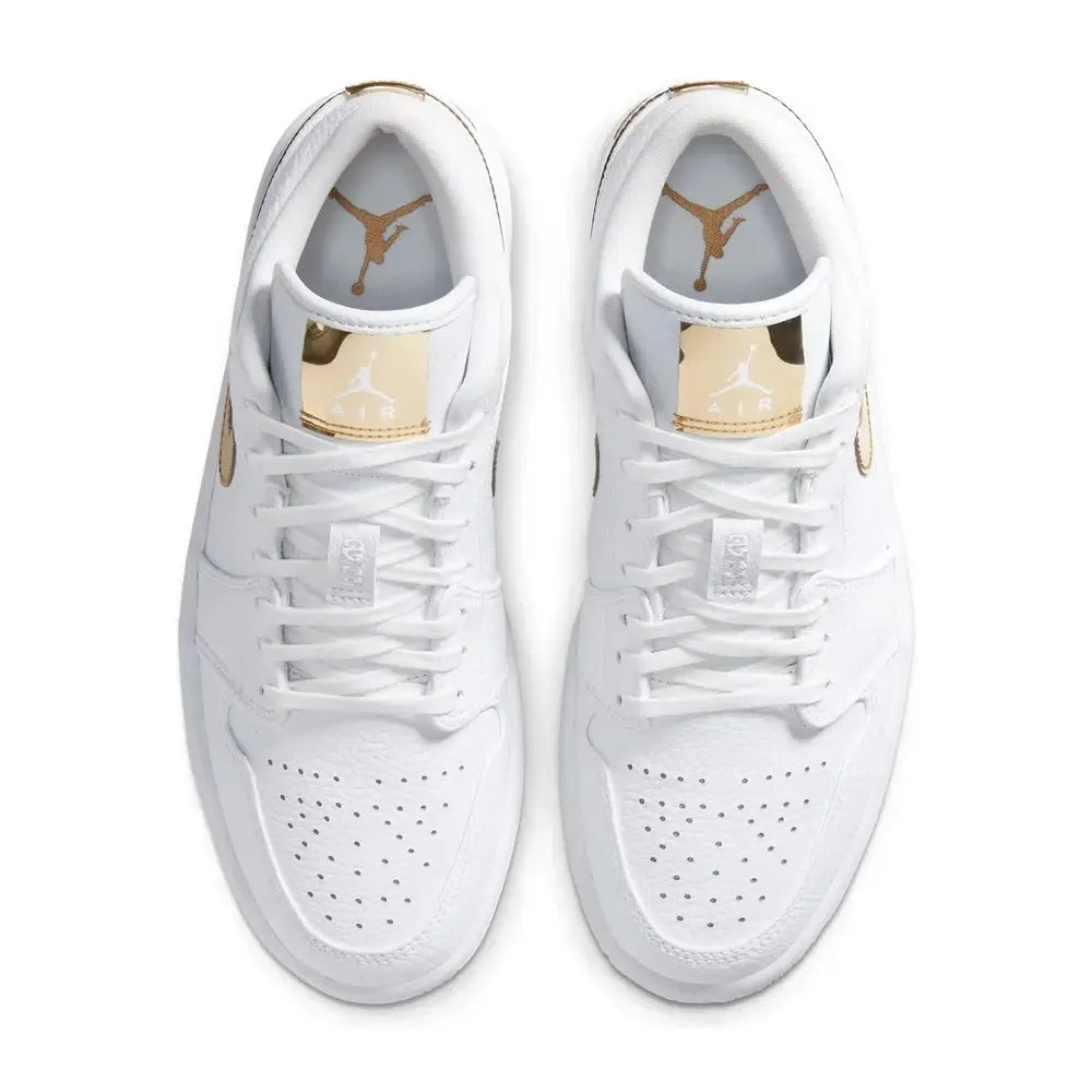 JORDAN Air Jordan 1 Low White Metallic Gold CZ4776-100
