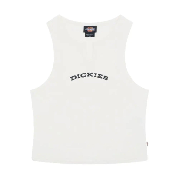 DICKIES V Neck Top White DK0A8677C481