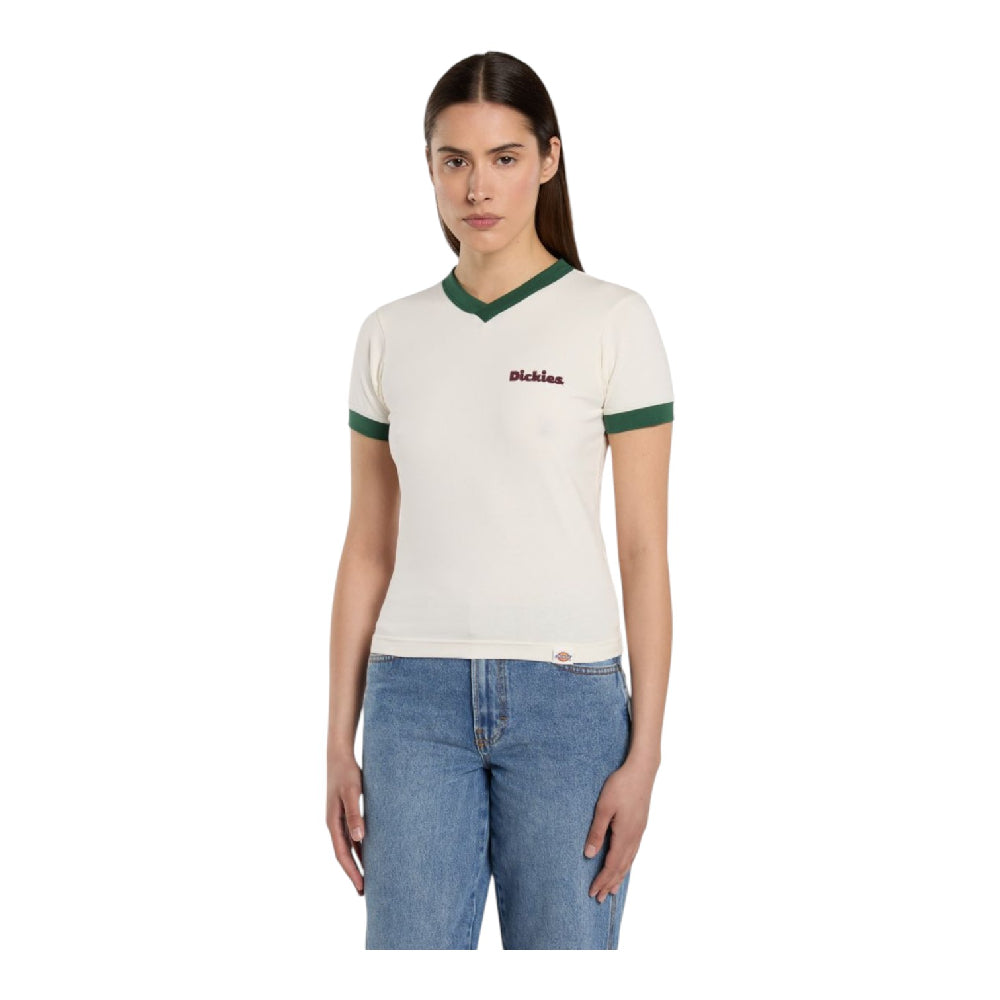 DICKIES Slayden Ringer T-Shirt White DK0A87Q9C481