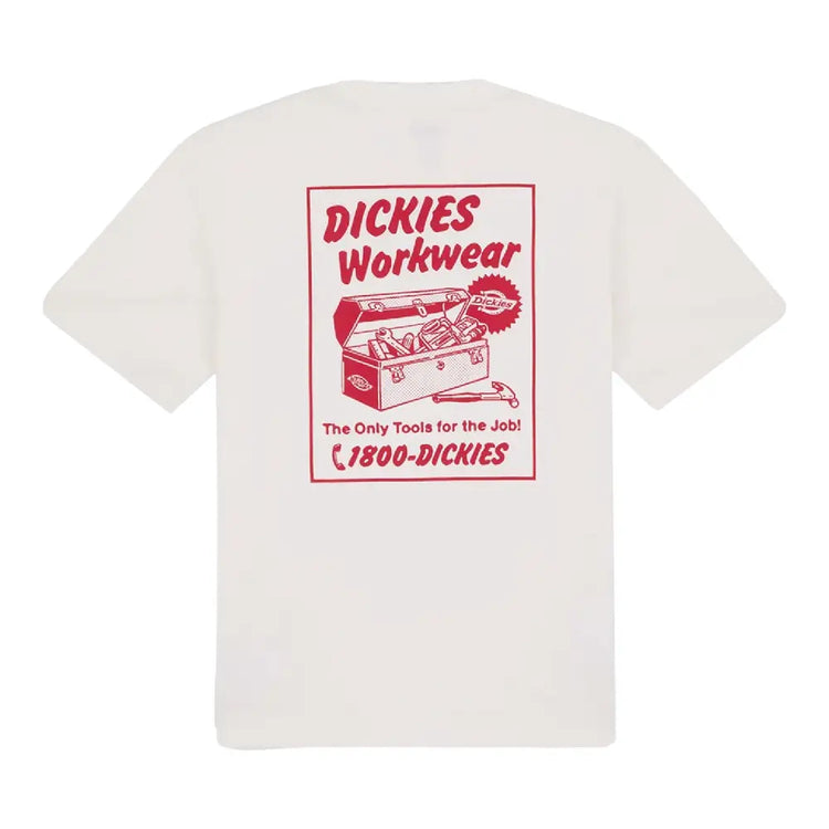 DICKIES Dry Ridge Ss T-Shirt White DK0A8853C481