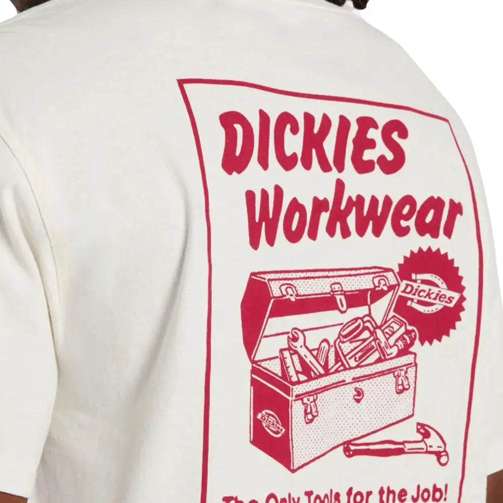 DICKIES Dry Ridge Ss T-Shirt White DK0A8853C481