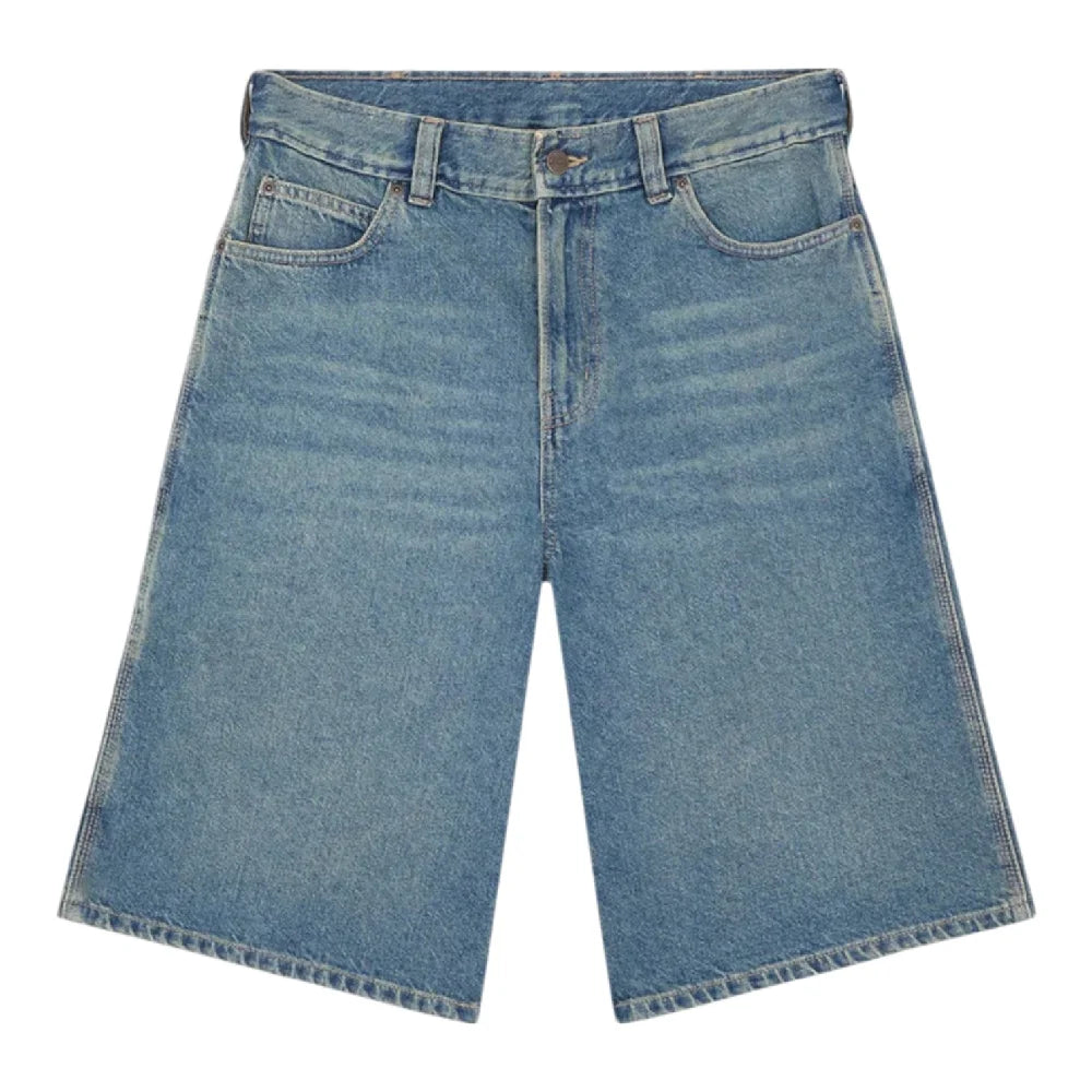 DICKIES 958 13 Inch Loose Short Jeans Khaki Tinted Blue DK0A88JPL231