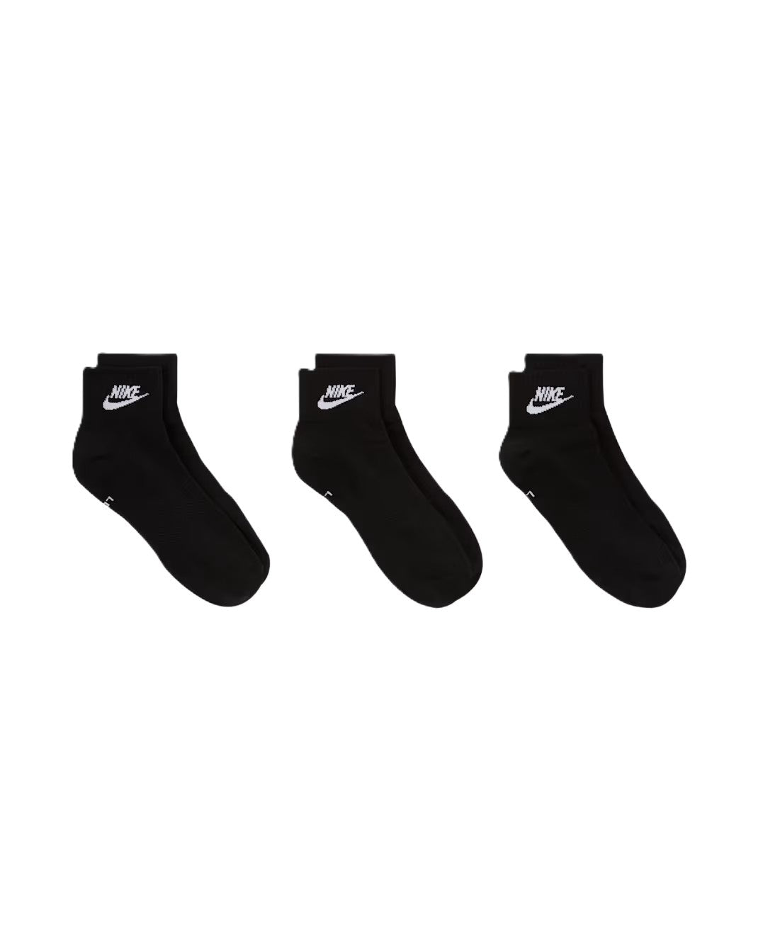 Nike Everyday Essential Ankle Socks (3 Pairs) Black/White