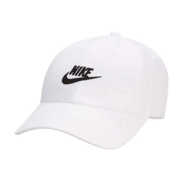 NIKE Club Unstructured Futura Wash Cap White FB5368-100