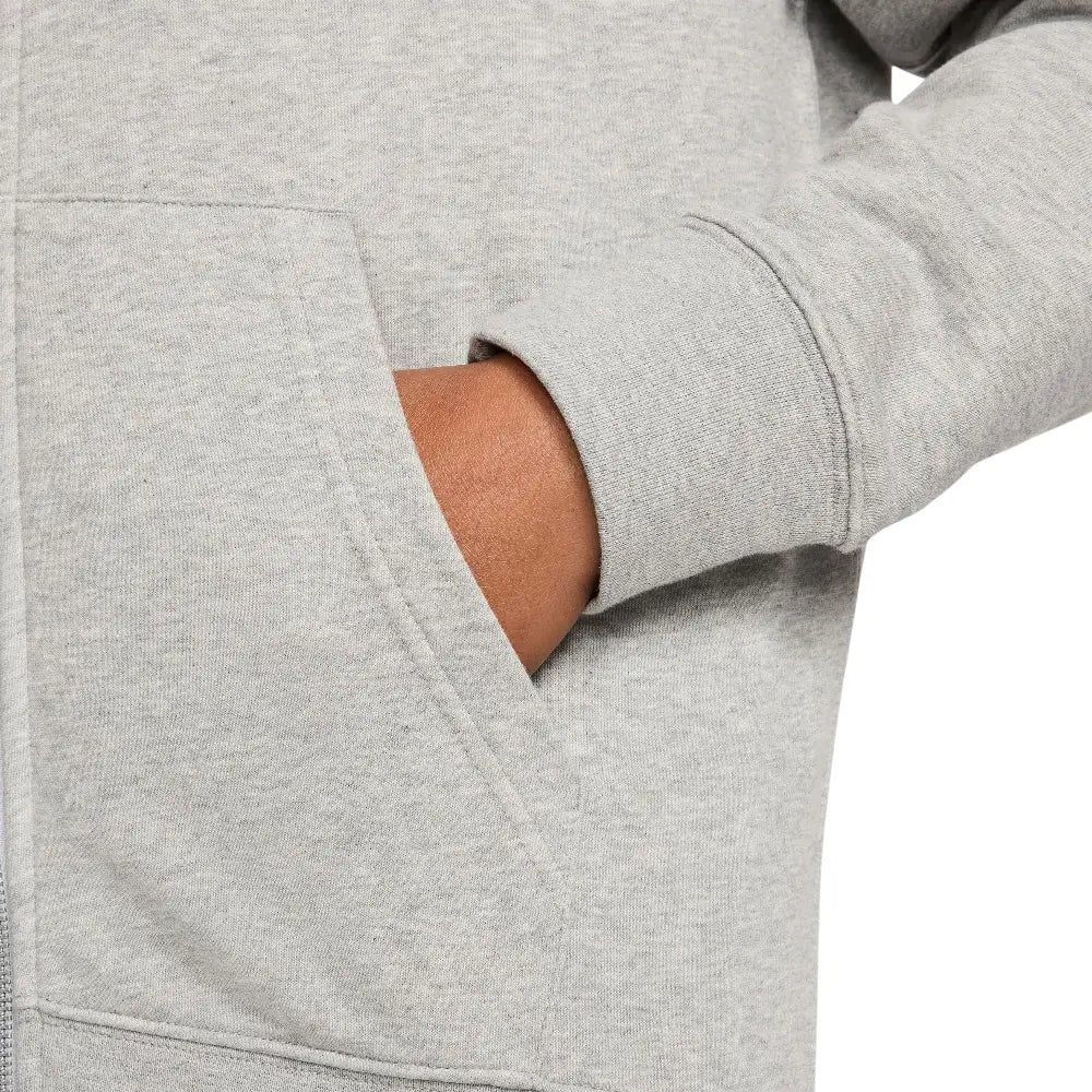 NIKE Club Full-Zip French Terry Hoodie Grey FN3884-063