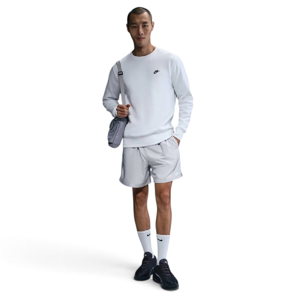 Nike Club Haut Blanc en tissu Fleece