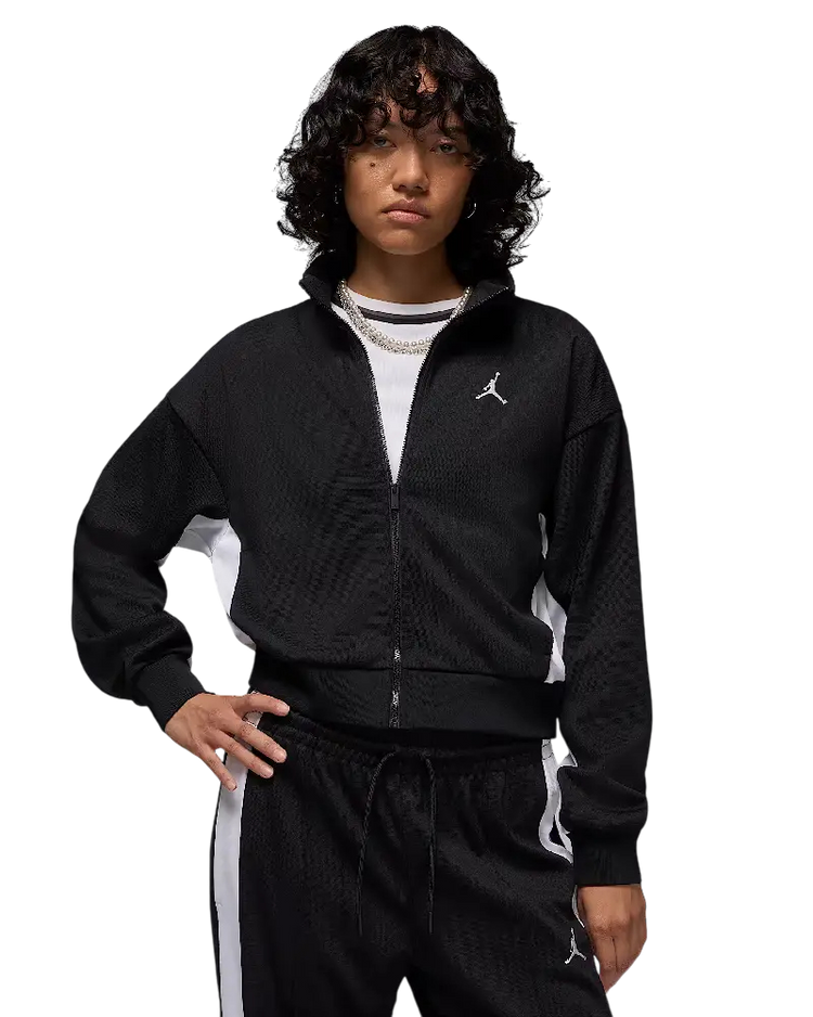 Jordan Veste en maille pour Femme - Noir/Blanc