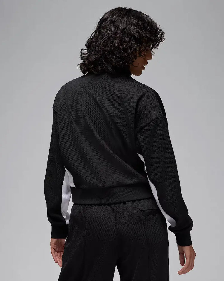 JORDAN Jordan Veste en maille pour Femme - Noir/Blanc FV7104-010