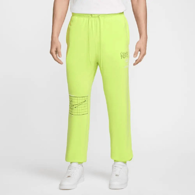 NIKE Nike Club Men's French Terry Joggers - Volt (vert fluo) HJ2512-736