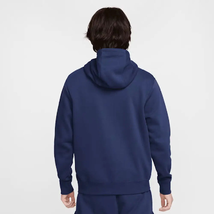 NIKE Sportswear Swoosh Air Fleece Hoodie - Bleu nuit/Kaki clair/Rouge gym HM0175-411