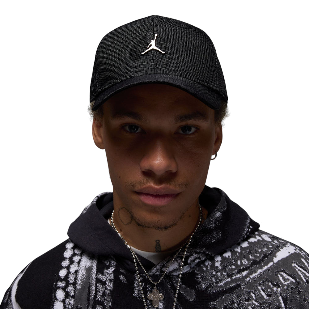 JORDAN Rise Structured Metal Jumpman Hat Black HM5750-010