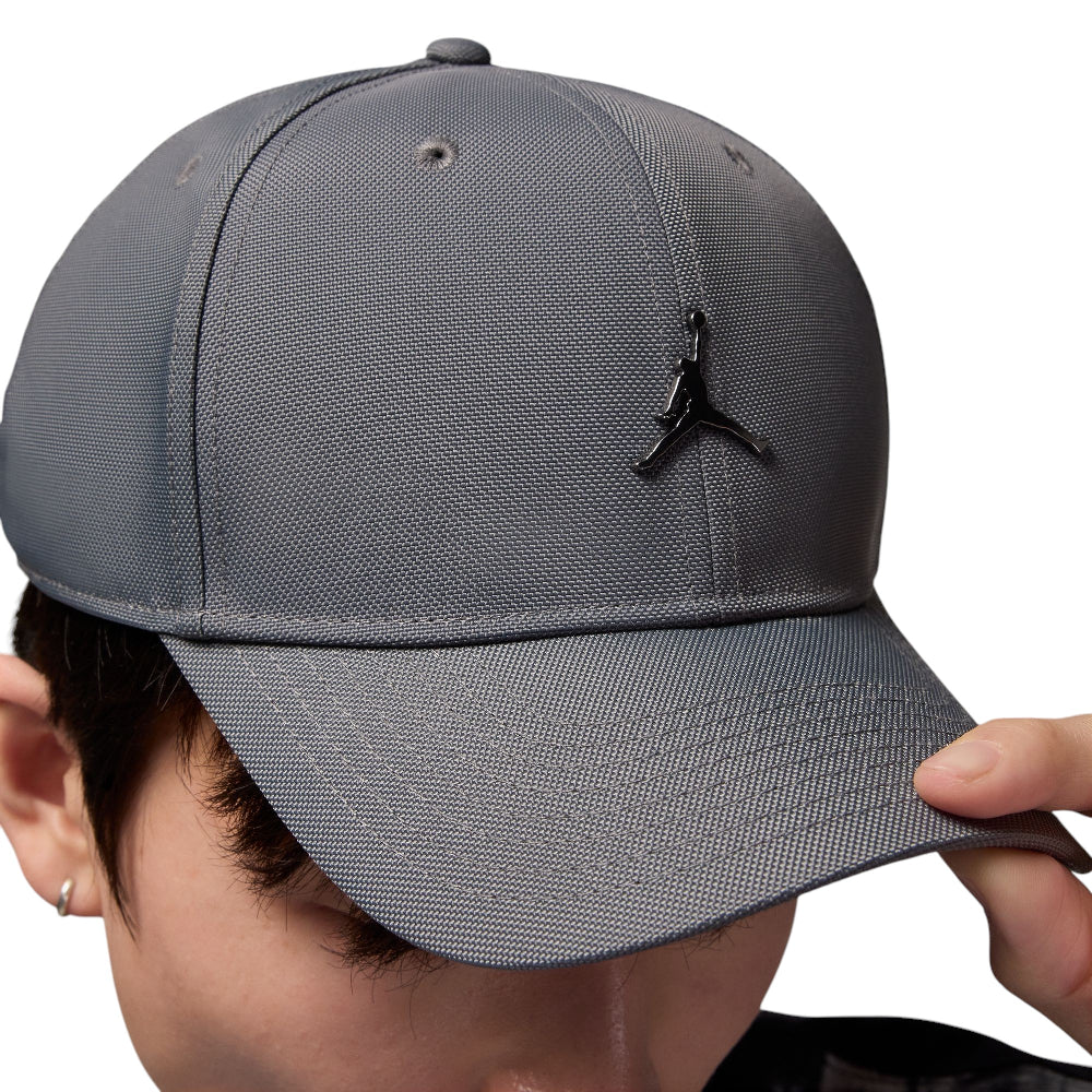 JORDAN Rise Structured Metal Jumpman Hat Grey HM5750-068