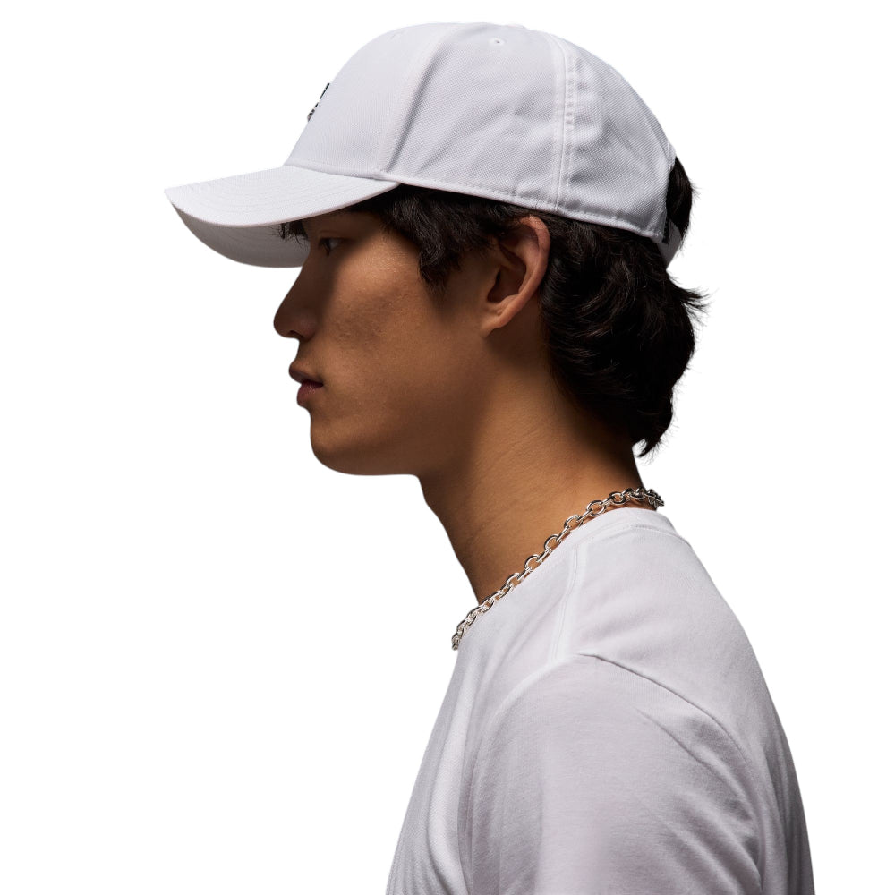 JORDAN Rise Structured Metal Jumpman Hat White HM5750-100