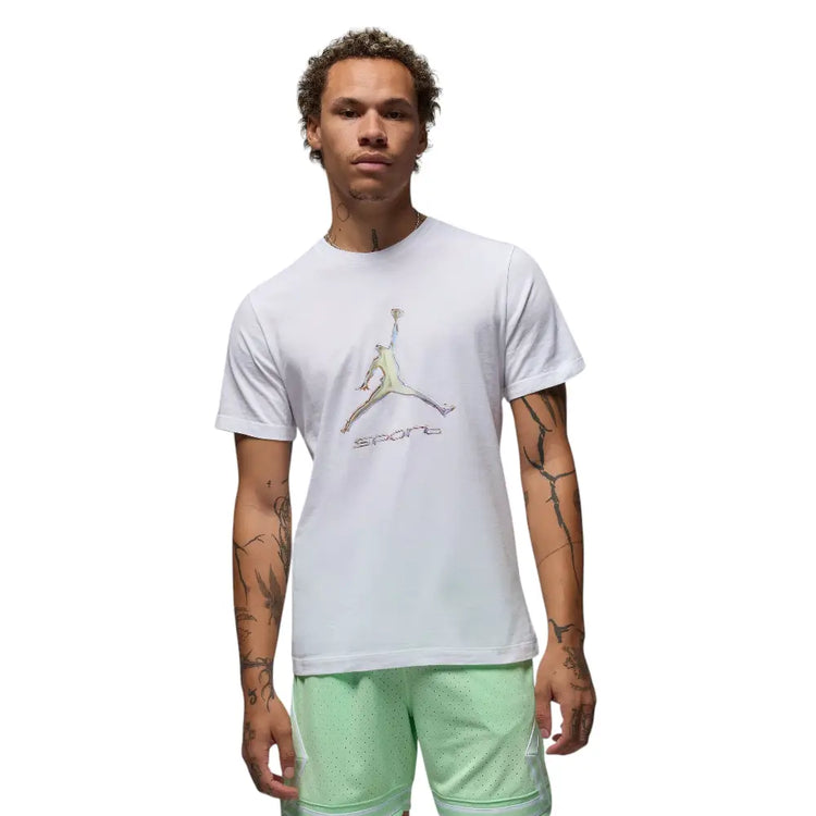 JORDAN Sport Dri-Fit Graphic T-Shirt White HQ7984-100