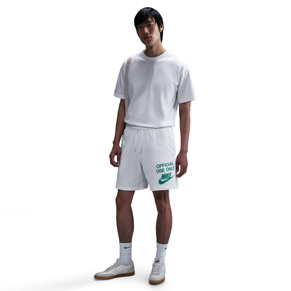 NIKE Club Knit Short White IB8413-100