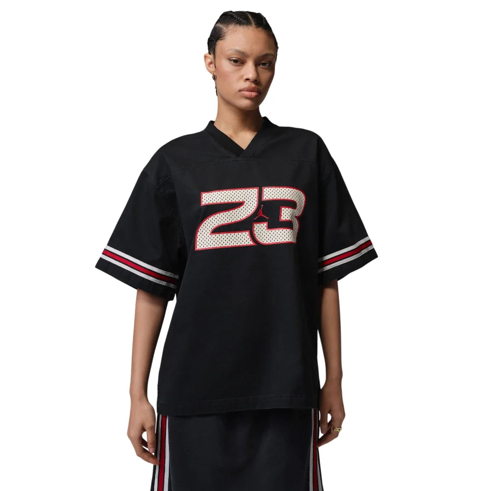 JORDAN Flight Woven Jersey Top Black IF1036-010