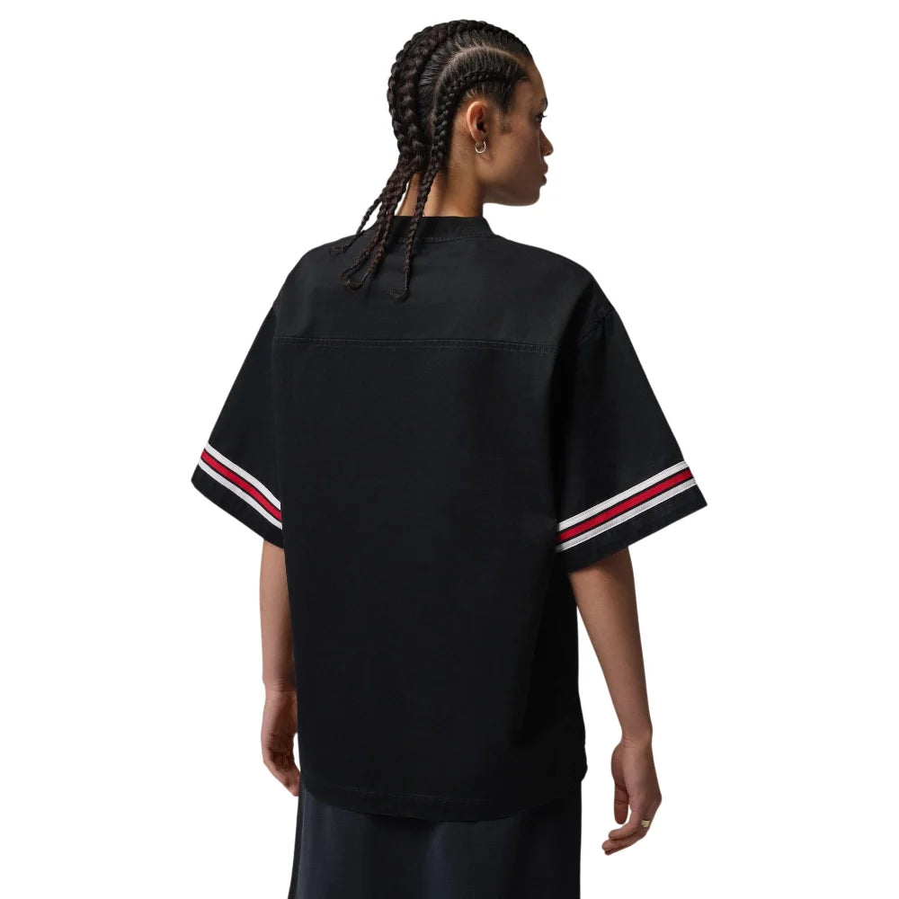 JORDAN Flight Woven Jersey Top Black IF1036-010
