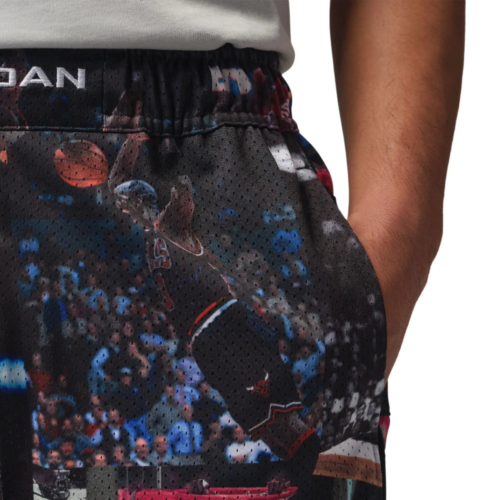 JORDAN Flight Printed Cat Scratch Shorts Black IF1841-010
