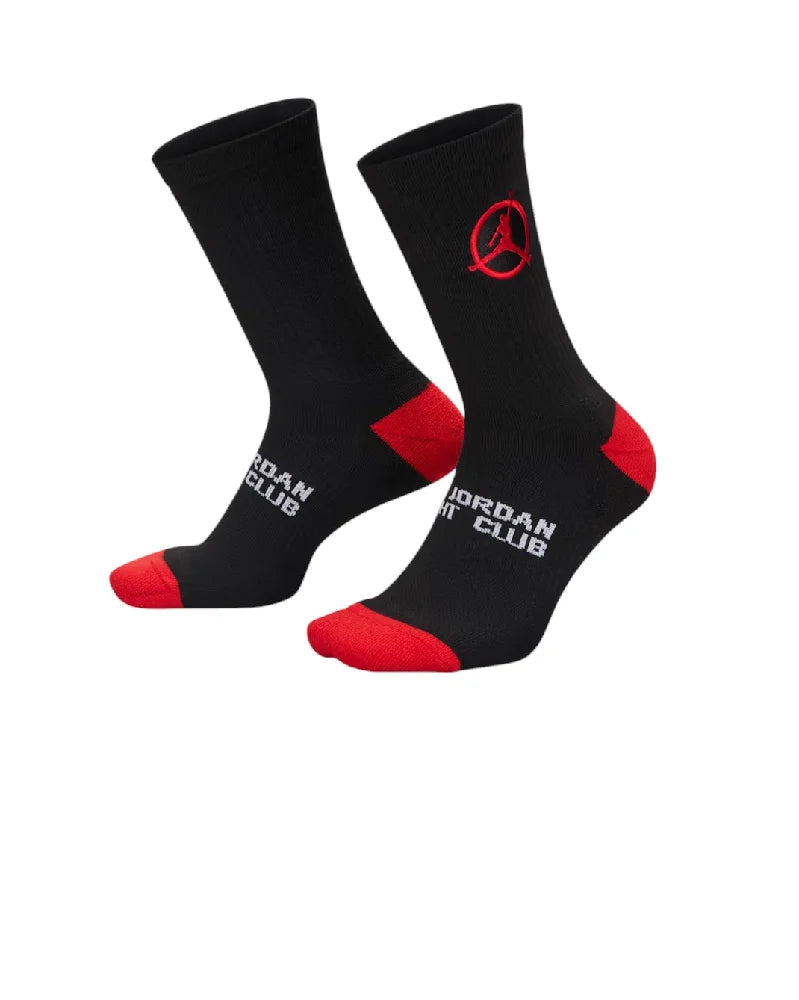 JORDAN Flight Club Cushioned Crew Socks Black IF3502-010
