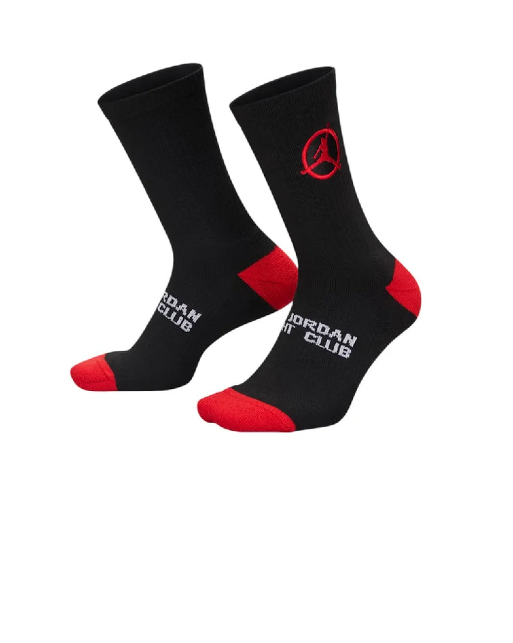 JORDAN Flight Club Cushioned Crew Socks Black IF3502-010