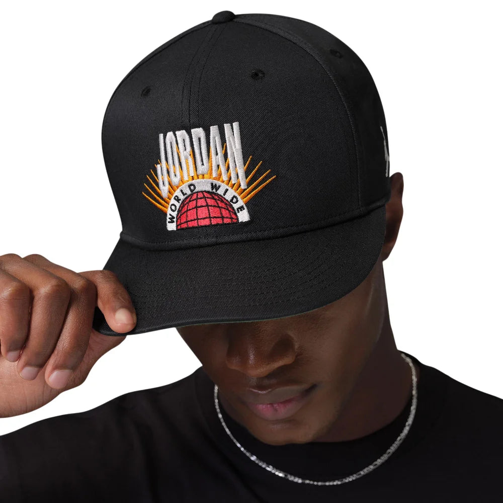JORDAN Essentials Pro Structured Flat Bill Hat Black IF3508-010