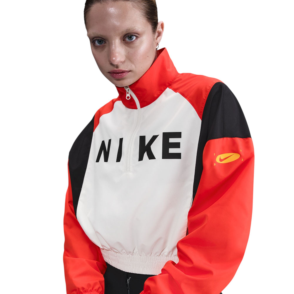 NIKE Sportswear Woven Lightweight 1/4-Zip Jacket White IH8478-133