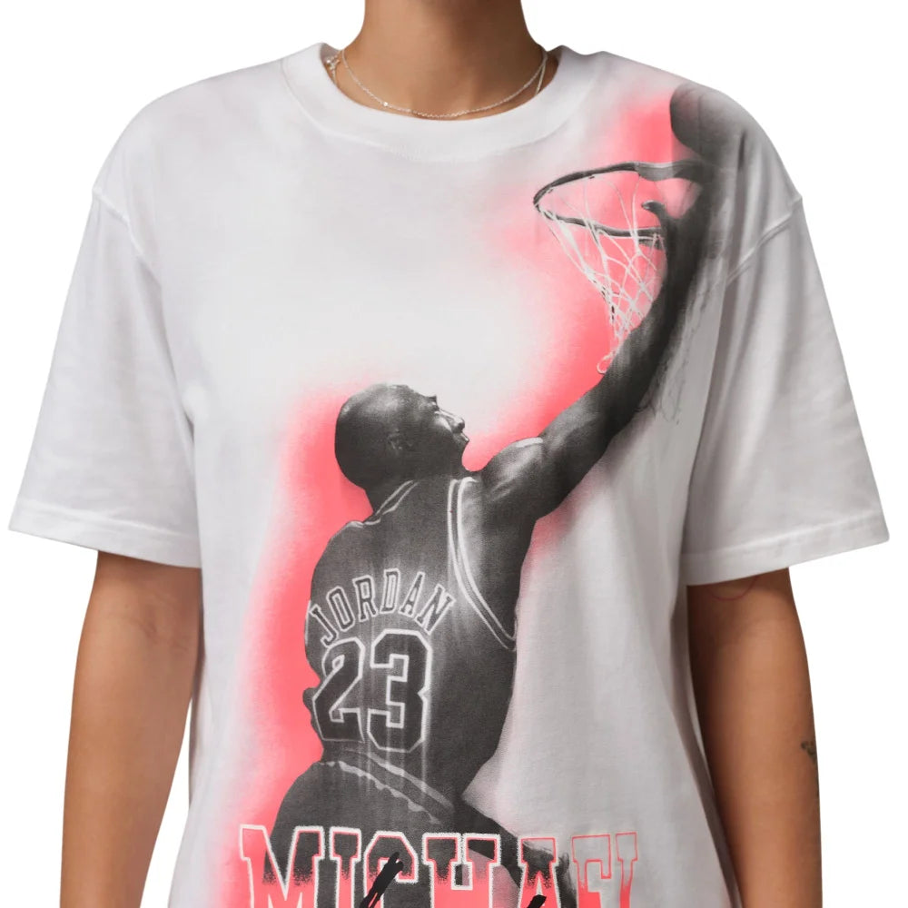 JORDAN Sport Heritage Dri-FIT Graphic T-Shirt White IO8722-100