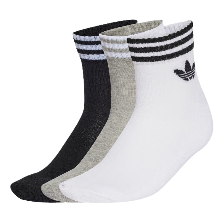 ADIDAS Socquettes 3 bandes (lot de 3 paires) JV7437
