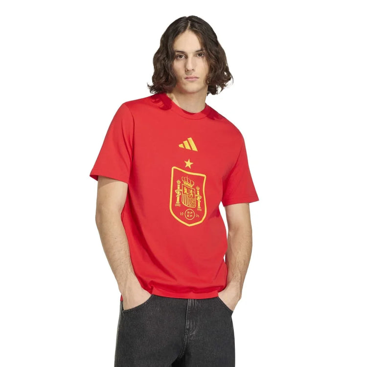 ADIDAS Spain Dna Graphic T-Shirt Red JZ2263