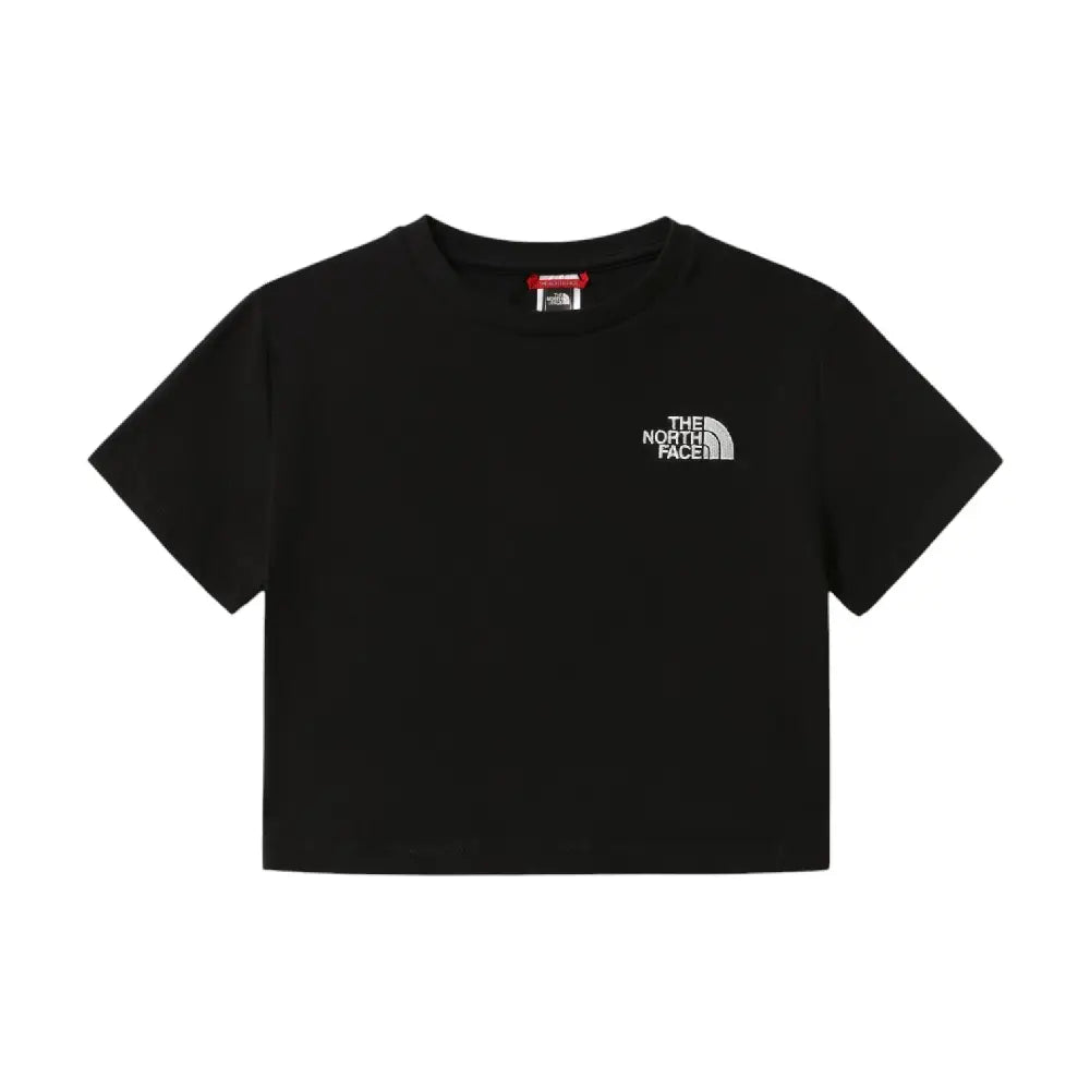NORTH FACE S/S Essential Cropped Slim T-Shirt Black NF0A55AOJK31