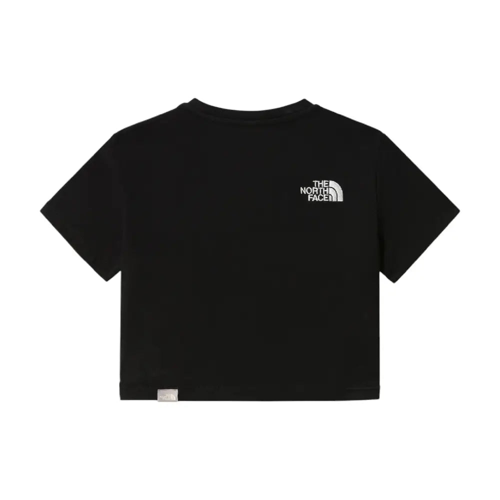 NORTH FACE S/S Essential Cropped Slim T-Shirt Black NF0A55AOJK31