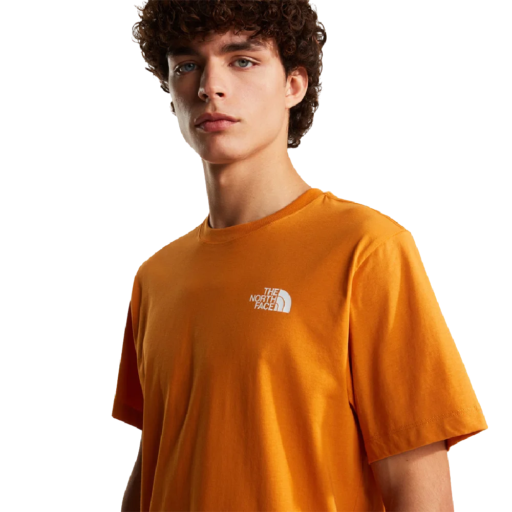 NORTH FACE Evolution Box Nse Regular T-Shirt Orange NF0A8B6KG5I1