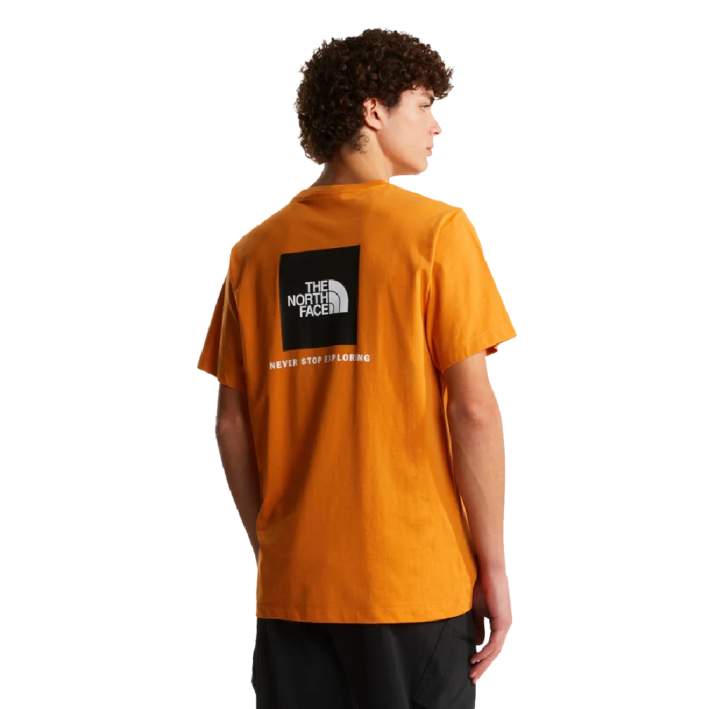 NORTH FACE Evolution Box Nse Regular T-Shirt Orange NF0A8B6KG5I1