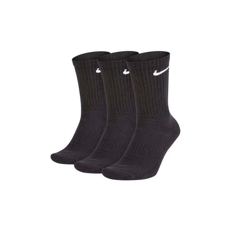 NIKE Everyday Cushioned Training Crew Socks Noir (3 Pairs) SX7664-010